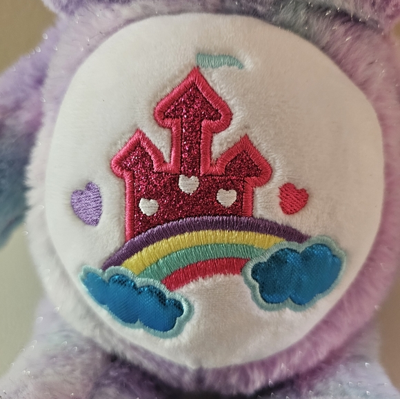 2022 Care Bears 14" 40th Anniversary Care-a-Lot Bear Plush Toy - Picture 4 of 7